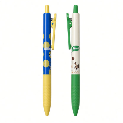 M&G Chenguang Gel Pen 0.5mm – Smooth Blue Ink Retractable Pen with Cute Animal Design - 1pcs - No: AGP9008