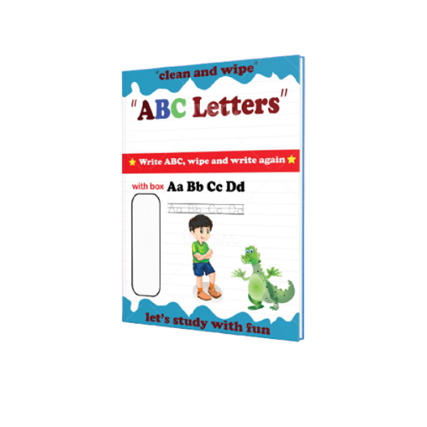 Yassin ABC Letters Learning Booklet for Kids + Whiteboard Pen