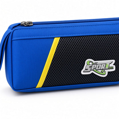M&G Chenguang Length+ Large Capacity Pencil Case – Oxford Fabric Pencil Pouch with Zipper Compartment & Mesh Storage Pocket - 1pcs - No: APB932NZ