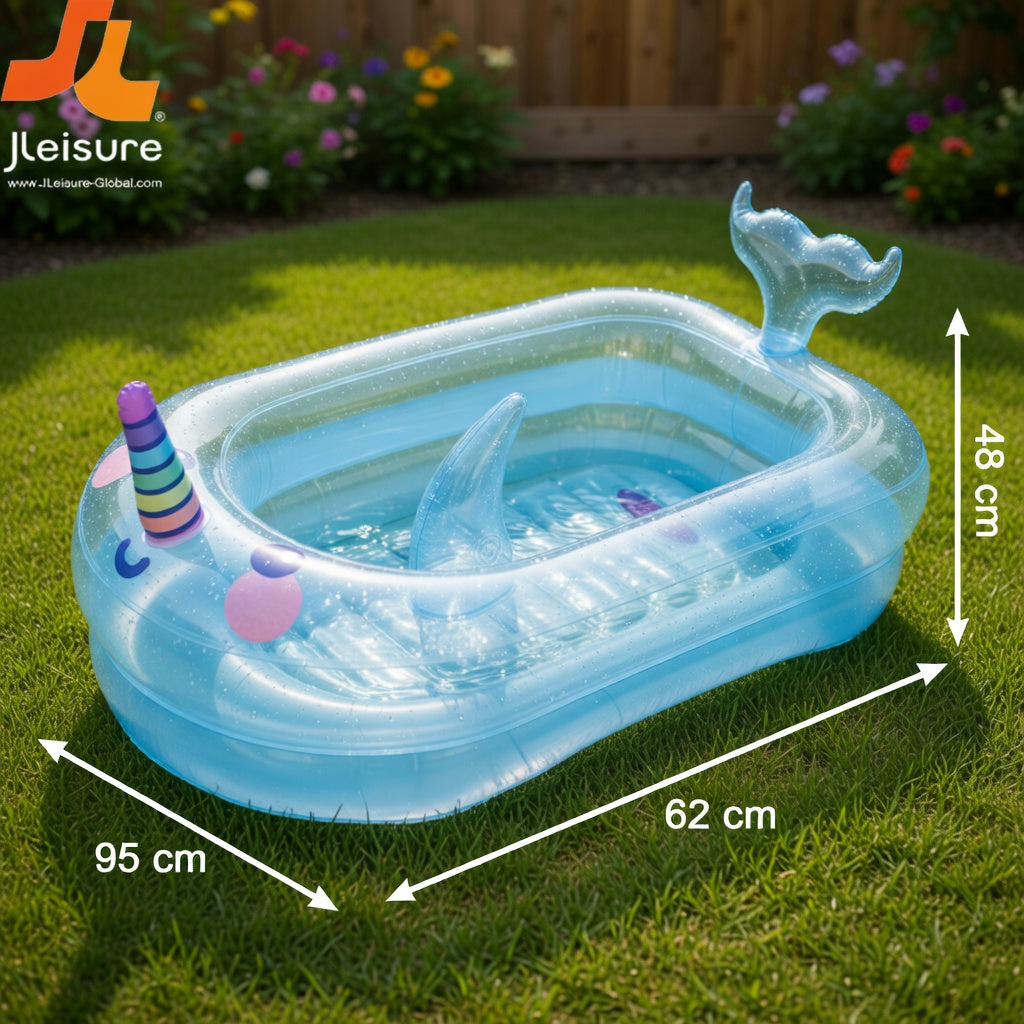 JILONG Sunclub Little Whale Baby Bathtub 95cm x 62cm x 48cm - No: 51024