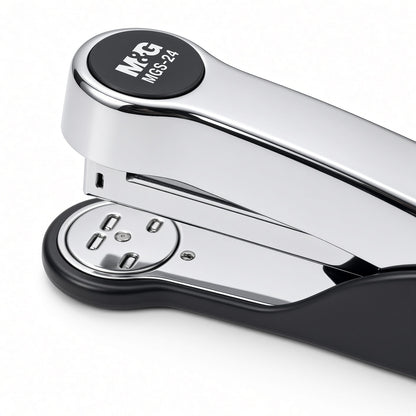 M&G Chenguang MGS-24 Metal Stapler – Heavy Duty Desktop Stapler for Up to 20 Sheets, 54mm Depth, Uses 24/6 & 26/6 Staples - No: ABS916JG